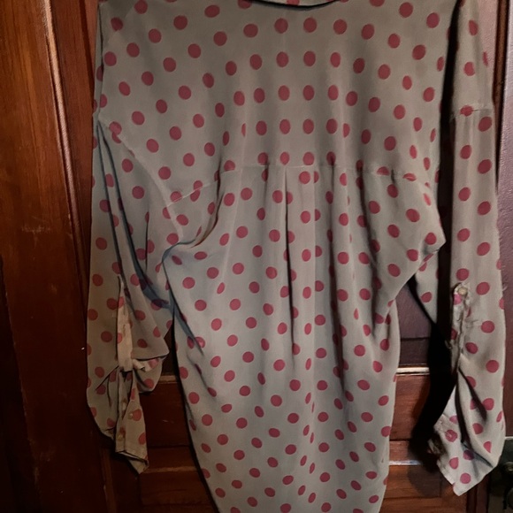 Free People brown with reddish polka dots - Picture 2 of 4